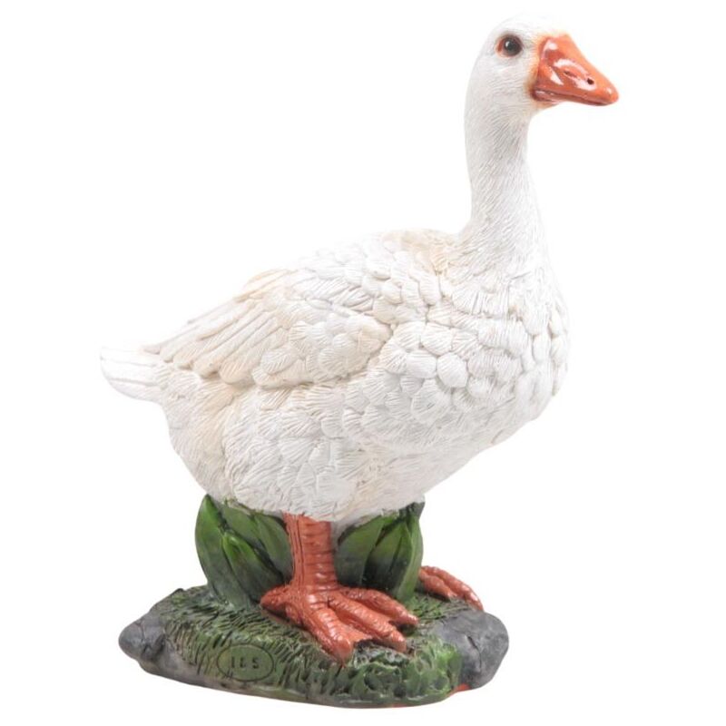 Oie debout en résine 40 cm