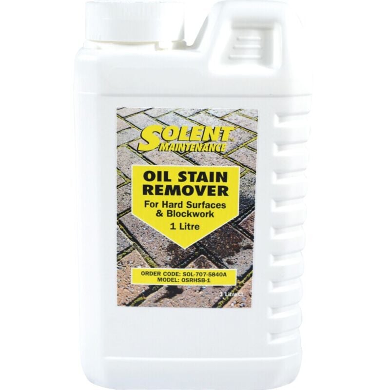 Solent Maintenance Oil Stain Remover for Hard Surfaces & Blockwork - 1 Litre