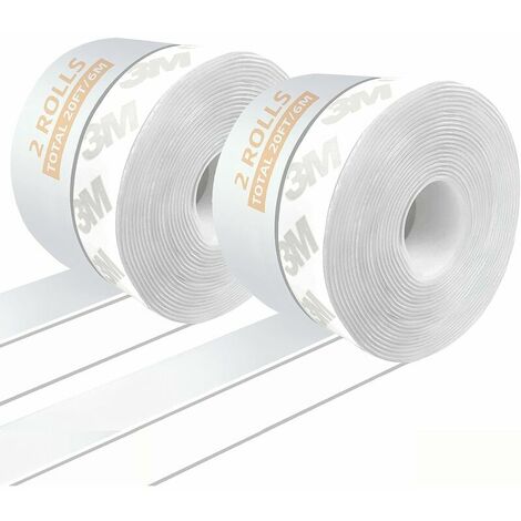 oint de bas de porte,joint silicone autocollant,Imperméable, coupe-vent, antipoussière, adapté aux bas de portes, fenêtres et portes vitrées,longueur totale 6 mètres (transparent)35 mm