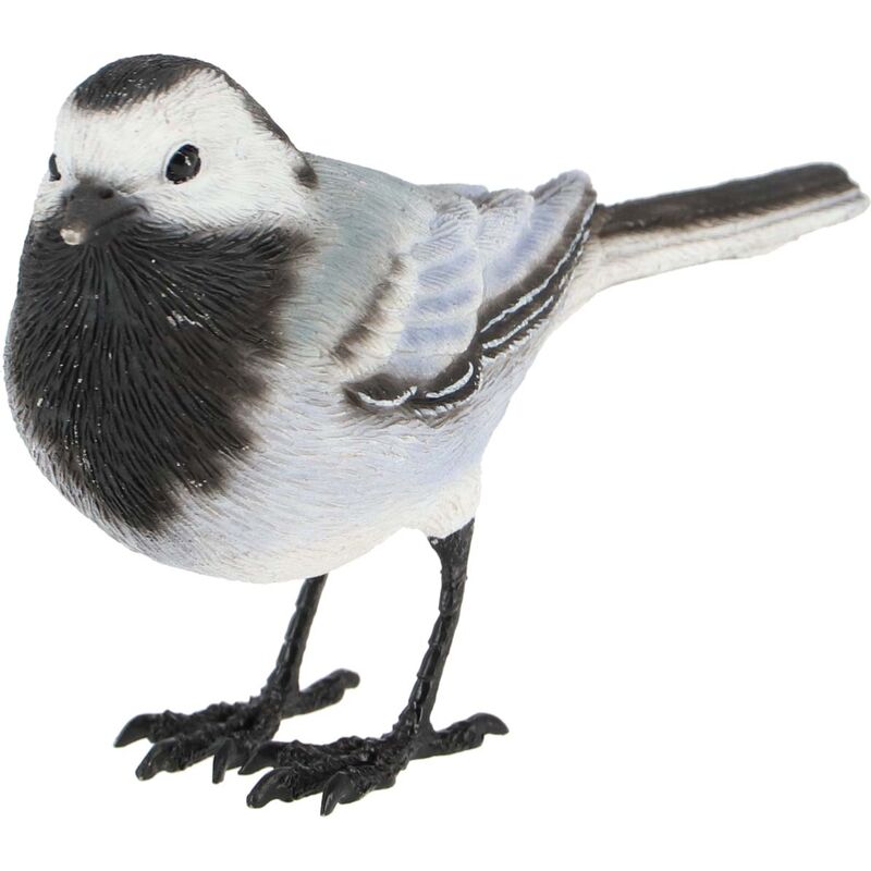 True To Nature - Oiseau décoratif extérieur en polyrésine Bergeronnette grise