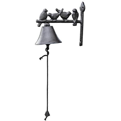Oiseaux en métal, décoration extérieure vintage, décoration rustique pour jardin.