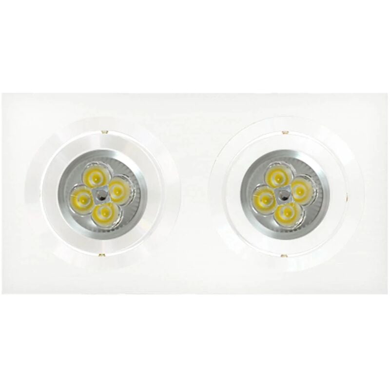 

OJO DE BUEY 2 LUCES IGOR ALUMINIO BLANCO - Lúzete