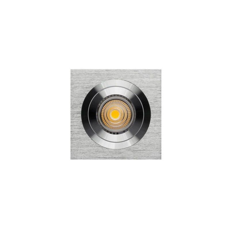 

Ojo de buey empotrar aro cuadrado aluminio rayado