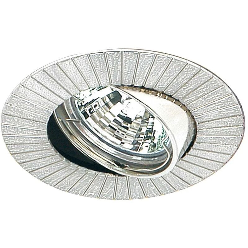 

Lúzete - Ojo De Buey Brooks Zamak Orientable Níquel Gu10