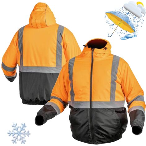 OKER Warnschutz-Isolierjacke orange L