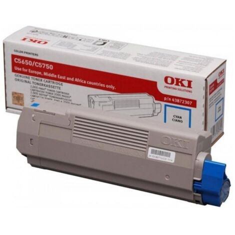 OKI 43872307 Cartouche de toner 1 pièce(s) Original Cyan