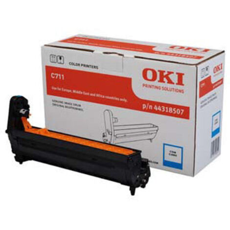 Oki c711c711wt - tambour cyan 20000 pages