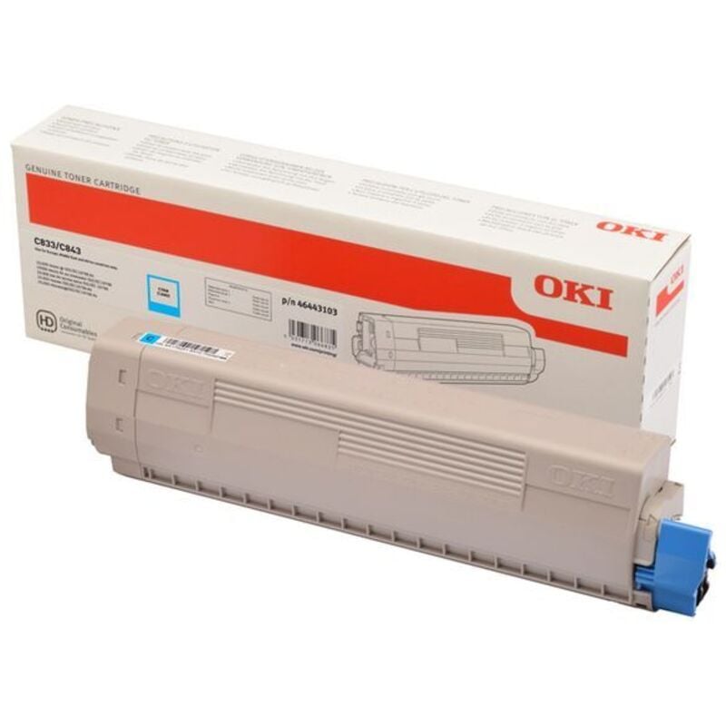 OKI - Cyan Toner C833 843 10k - OK06683