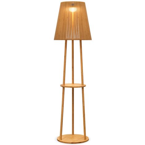 OKINAWA 170 cm di altezza. Lampada da terra senza fili per interni ed esterni. Luce LED con carica solare o USB. Prodotta in Spagna