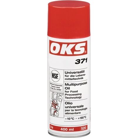 OKS Universalöl für die Lebensmitteltechnik 371 NSF-H1 farblos Spraydose 400ml 12 Stk