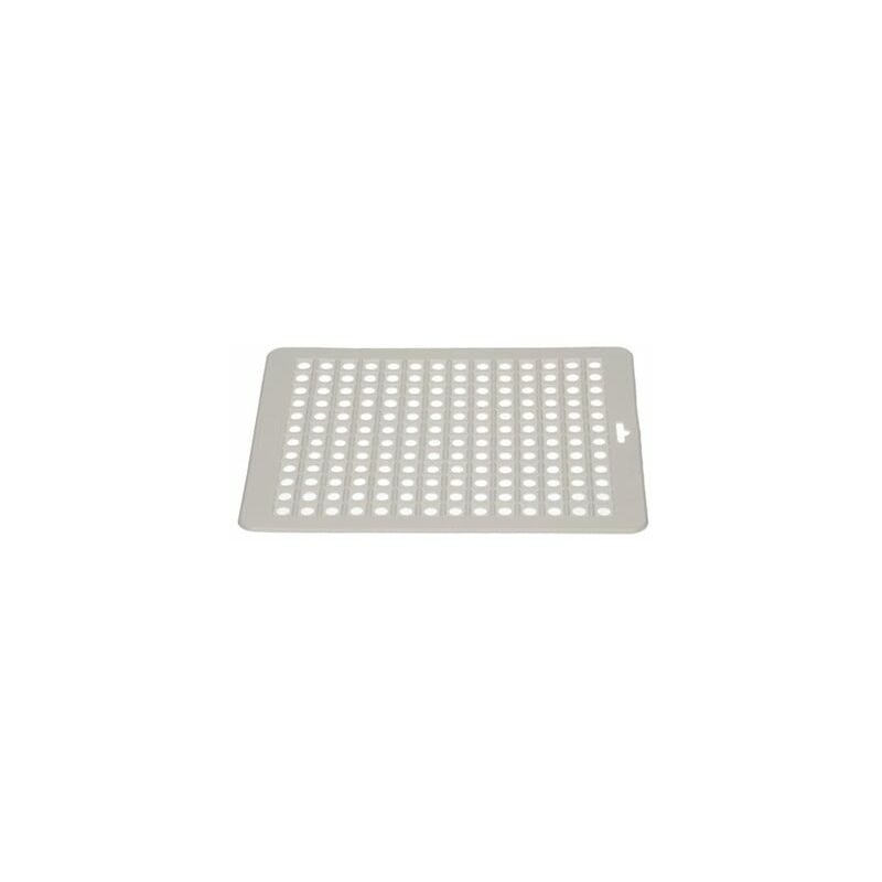 OKT - 2053770 tapis d'evier angulaire plastique blanc