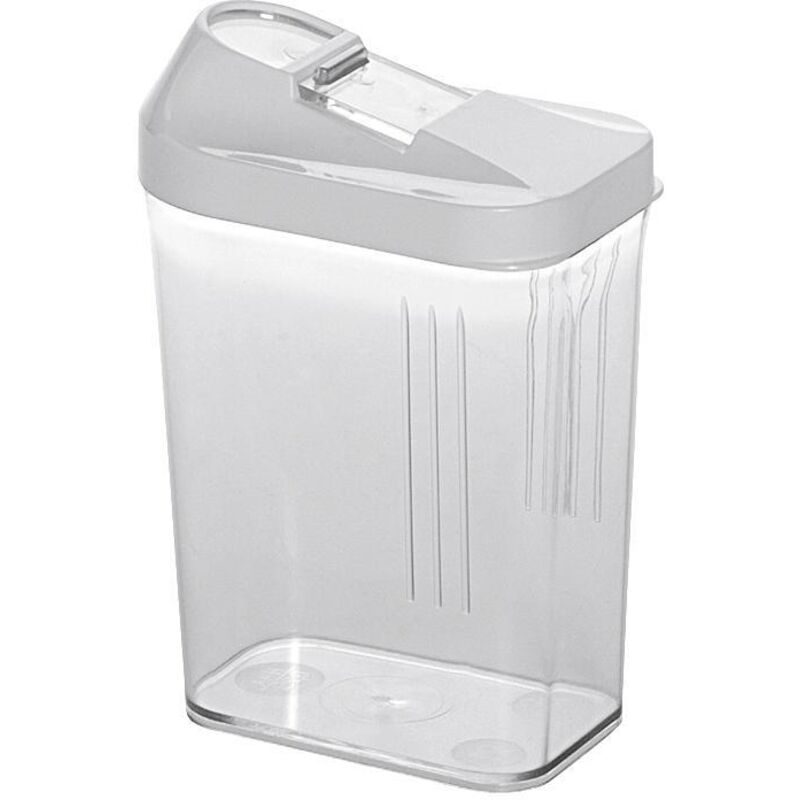 Vorratsdose Schüttdose 0,25 l 6,5x4x12cm weiß