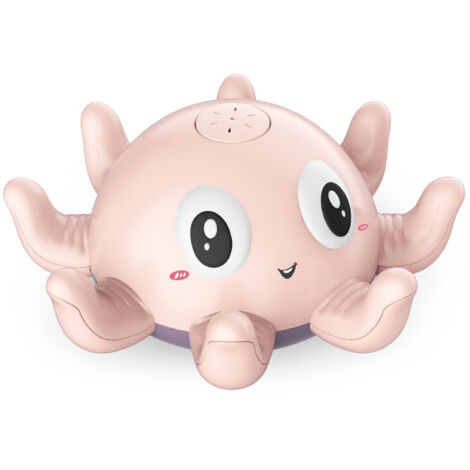 Oktopus-Badespielzeug mit automatischer Sprühfunktion und LED-Licht für Babys, Geschenk für Kinder von 1 bis 4 Jahren