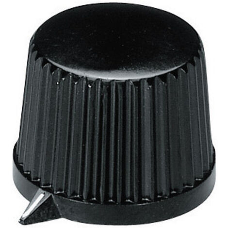 OKW A1313560 A1313560 Drehknopf Schwarz (Ø x H) 20 mm x 15.4 mm 1 St.