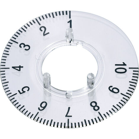 OKW A4420060 Skalenscheibe 1-10 270 ° Passend für Knopf Knopf 20 mm 1 St.
