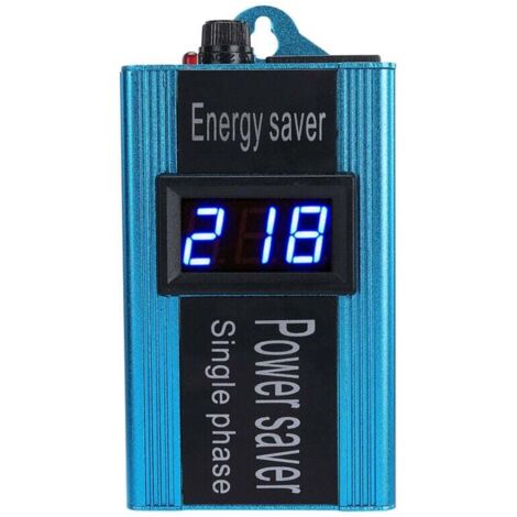 OLÁ Smart Power Saver Dispositivos de economia de energia Inteligente Power Factor Saver Electricity Saving Box 100KW Blue European Plug LKBD