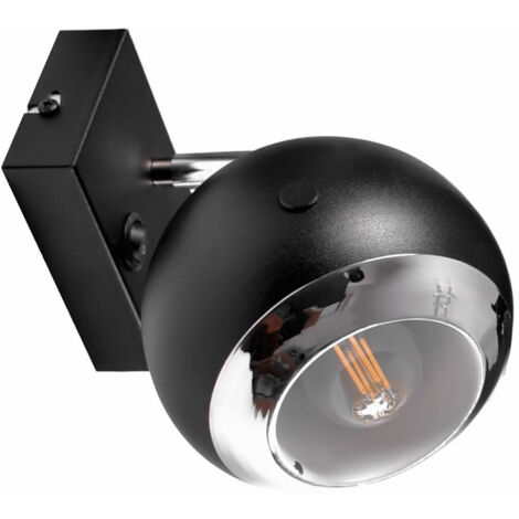 OLAF 1 Wandleuchte schwarz