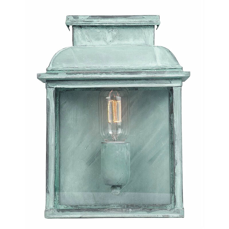 

Elstead - 1 lámpara de pared para exteriores Light Verdigris IP44, E27