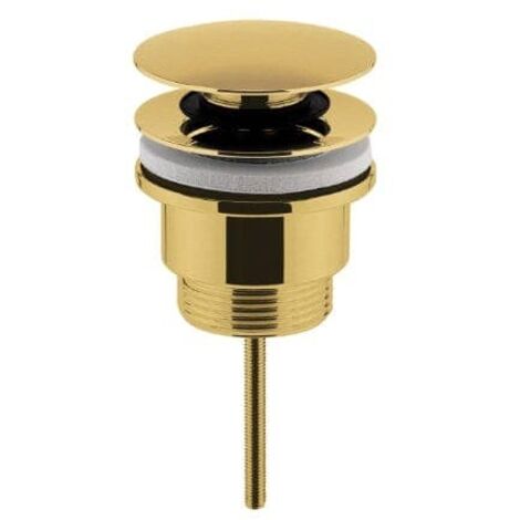 Old London Brushed Brass Universal Push Button Basin Waste - EK810