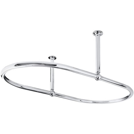Old London Chrome 1092mm Full Circle Shower Curtain Ring - LDA010