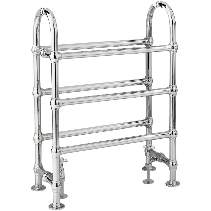 Image of Adelaide Heated Towel Rail 778mm h x 683mm w - Chrome - Hudson Reed
