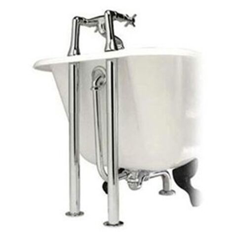 Old London Roll Top Bath Waste, Leg and Trap Pack - EA368