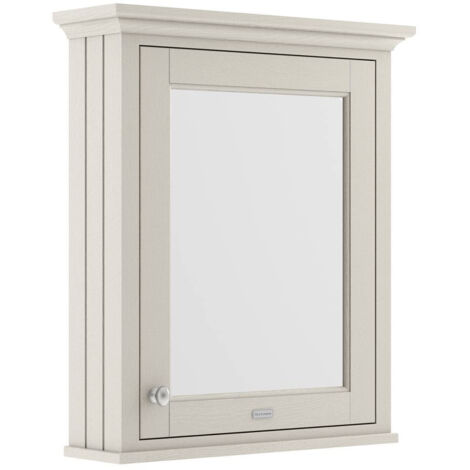 Old London Timeless Sand Woodgrain 600mm Mirrored Cabinet - LON414