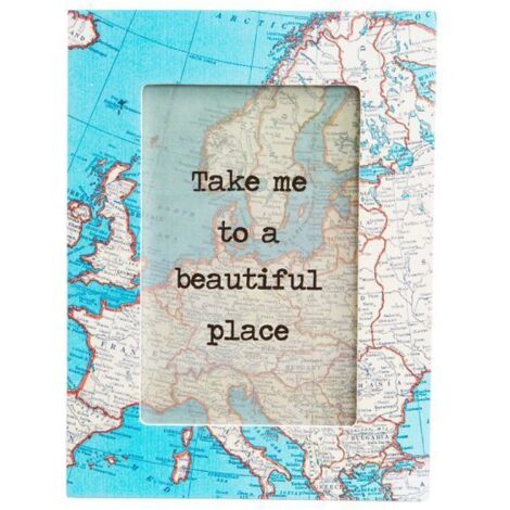 OLD MAP - cornice portafoto 10 x 15 cm Sass&Belle