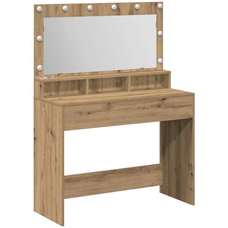 Vidaxl - Dressing Table Artisan Oak 100 X 41 X 135 Cm Engineered Wood