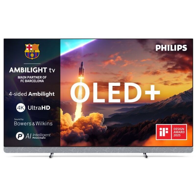 Philips Grau Oled-Fernseher - 65Oled910 - 4K Uhd - Smart-Tv - Ambilight