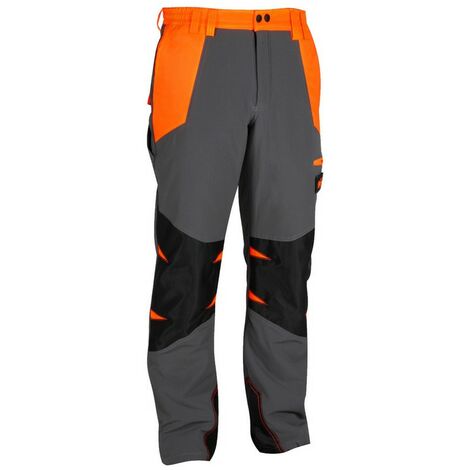Oleo Mac – Pantalon de jardinage anti coupures classe 3 S – Protection 28 m/s – Imperméable avec traitement Sofiguard – Renforts genoux