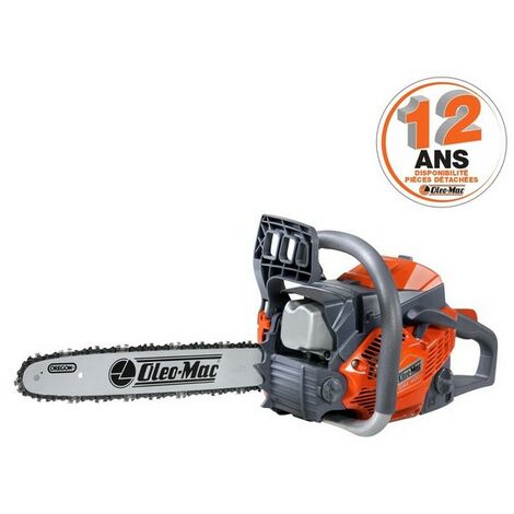 Oleo Mac – Tronçonneuse thermique 41 cm – Moteur 2 temps 38.9 cm3 – 2.3 ch – Poids 4.5 kg – GSH400