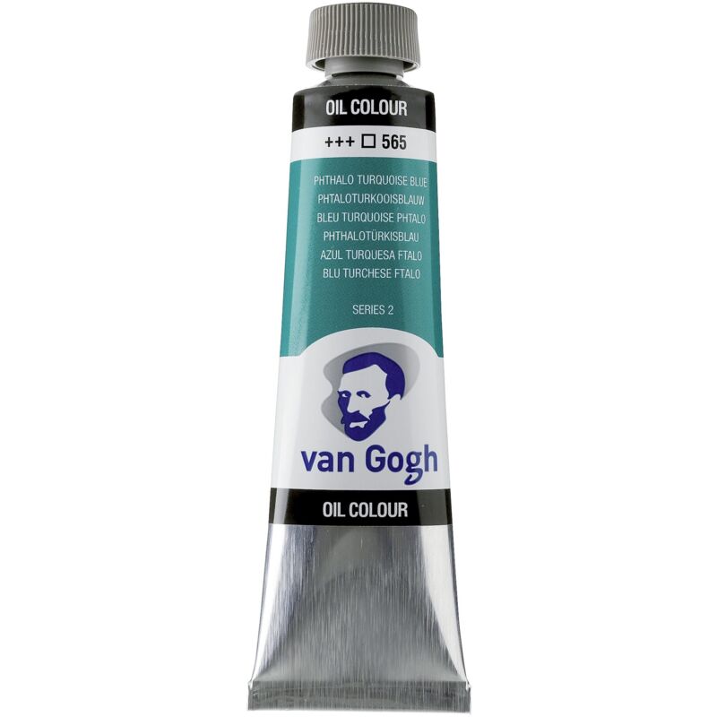 

OLEO TUBO 40 ML | COLOR: Azul Turquesa Ftalo 565 Serie 2 - Azul Turquesa Ftalo 565 Serie 2 - Van Gogh