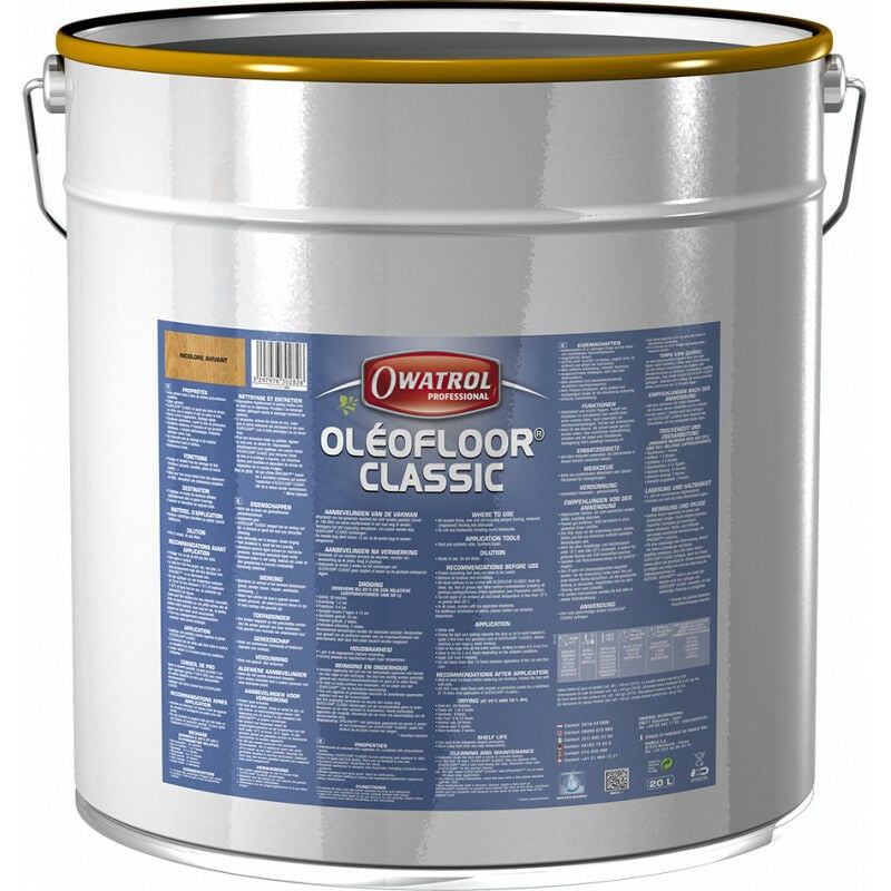 Oleofloor Huile parquet et lambris Classic - 20L