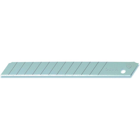 Olfa ASB-10 - Pack de 10 cuchillas troceables (9 mm), acero