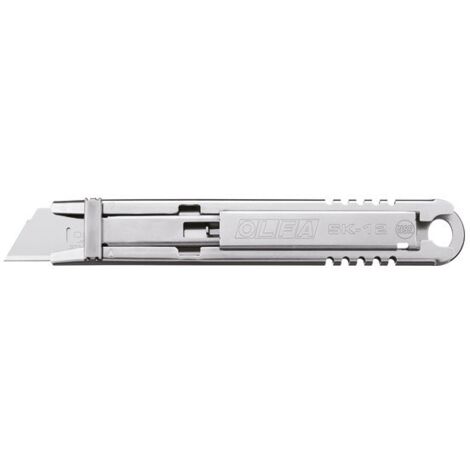 OLFA Couteau de securite tout inox SK-12 Couteau de sécurité tout inox