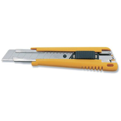 OLFA EXL-500/40 CÚTER PROFESIONAL CON CUCHILLA DE 18 MM Y BLOQUEO AUTOMÁTICO EN BOLSA DE PLÁSTICO