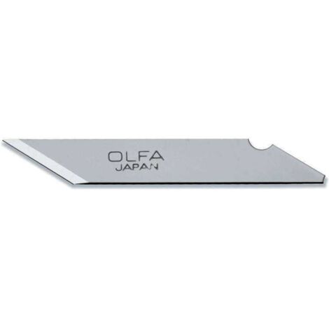 OLFA KB PACK DE 25 CUCHILLAS PARA CÚTER ARTISTICO PLATEADAS