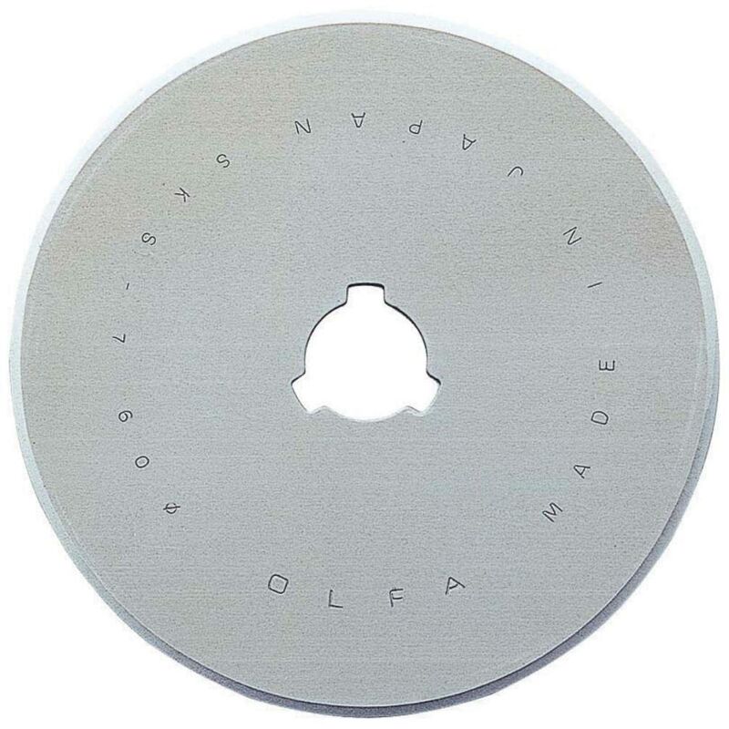 Image of Olfa - Lame a rotella di ricambio in acciaio inossidabile in custodia di plastica, 60 mm, 1 pz