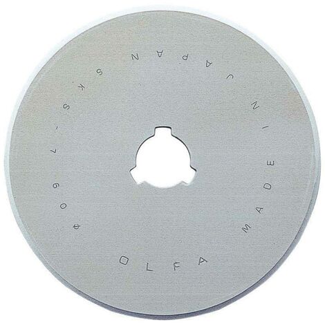 Olfa - Lame a rotella di ricambio in acciaio inossidabile in custodia di plastica, 60 mm, 1 pz