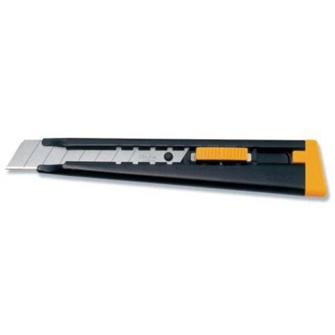 OLFA ML CÚTER CON BLOQUEO AUTOMÁTICO Y MANGO METÁLICO Y CUCHILLA DE 18 MM