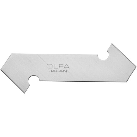 OLFA PB-800 - Pack de 3 cuchillas para plástico 13x0,6 mm plateadas
