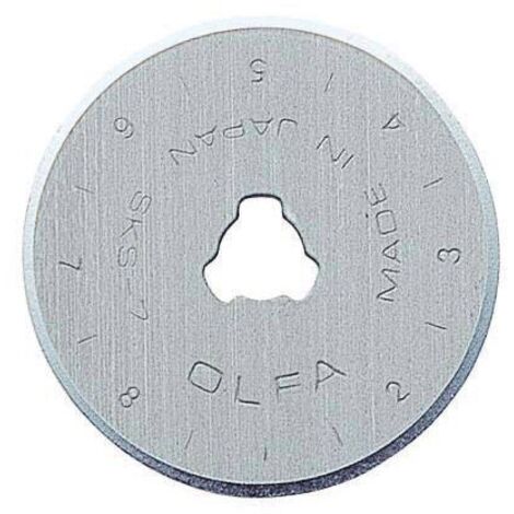 OLFA RB28-10 - Pack de 10 lames circulaires 28x0,3 mm argent
