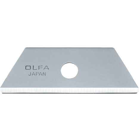 OLFA RSKB-2/5B PACK DE 5 CUCHILLAS TRAPEZOIDAL 50X17,5X0,6 MM PLATEADAS
