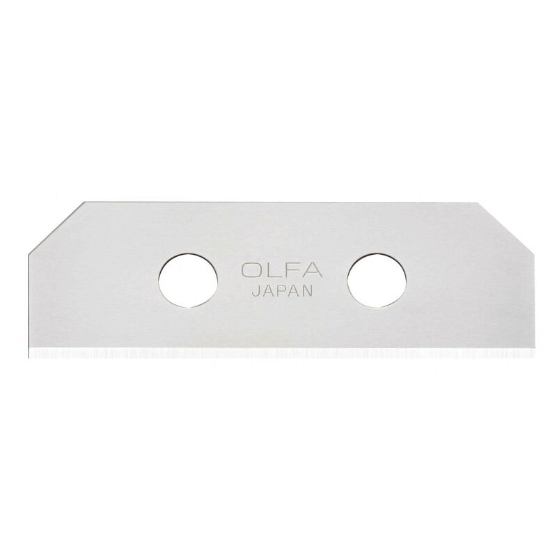 

Olfa Skb-8/10B - Pack De 10 Cuchillas Trapezoidales 54X18X0,4 Mm Plateadas