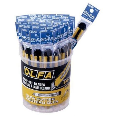 OLFA SPC-1/40 PACK DE 40 CÚTERS BÁSICOS CON CUCHILLA 9 MM