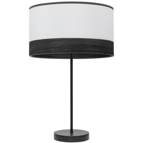 Olga Stehtischlampe 1xe27 schwarz/weiß-schwarz-mad.black 62x30x30 cm