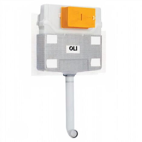 OLI 120 Plus Mechanical Mid Height Concealed Cistern with Front Dual Flush
