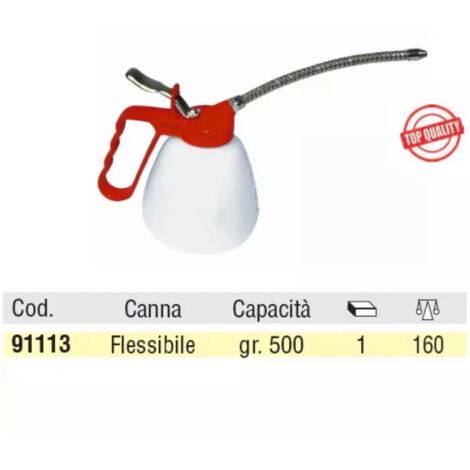 OLIATORE OMMA IN PLASTICA CANNA FLESSIBILE GR.500