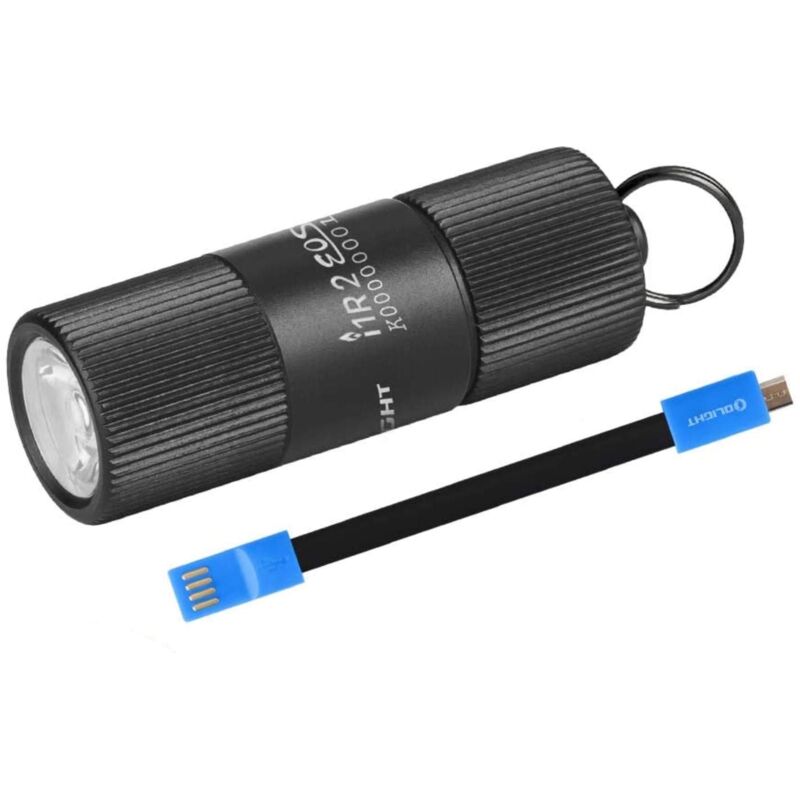 Image of Olight I1R II Mini Torcia LED da 150 Lumen, per Portachiavi, Ricaricabile, EOS Piccola Torcia Tascabile Impermeabile IPX8, per Campeggio,